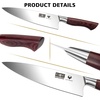 HOSHANHO 5PCS Japanese Kitchen Knife Set, Sharp Chef Knives & Wood Handle | Professional Ultra Sharp High-Carbon Stainless Steel Cooking Knife Set with Ergonomic Wood Handle, Elegant Box for Home Gift(18 Pieces Knife Set)