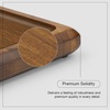 HOSHANHO Acacia Wood Serving Tray 16×10 Charcuterie Board & Non-Slip Pads | Premium Acacia Wood Platter for Cheese, Meat & Snacks, Non-Slip Pads Keep Tray Steady, Ideal for Parties, Dining & Daily Use(16″ x 10″ x 1″)