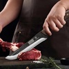 HOSHANHO Butcher Knife Set 3PCS, Sharp Fillet & Utility & Paring Knife Set | Hand Forged Kitchen Knife Set, Upgraded High Carbon Stainless Steel Meat Cutting for Home, Outdoor, Gift for Men(6.7″)