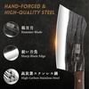 HOSHANHO Butcher Knife Set 3PCS, Sharp Fillet & Utility & Paring Knife Set | Hand Forged Kitchen Knife Set, Upgraded High Carbon Stainless Steel Meat Cutting for Home, Outdoor, Gift for Men(6″)