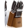 HOSHANHO 12PCS Knife Set with Block, Ultra Sharp Japanese Kitchen Knife Set