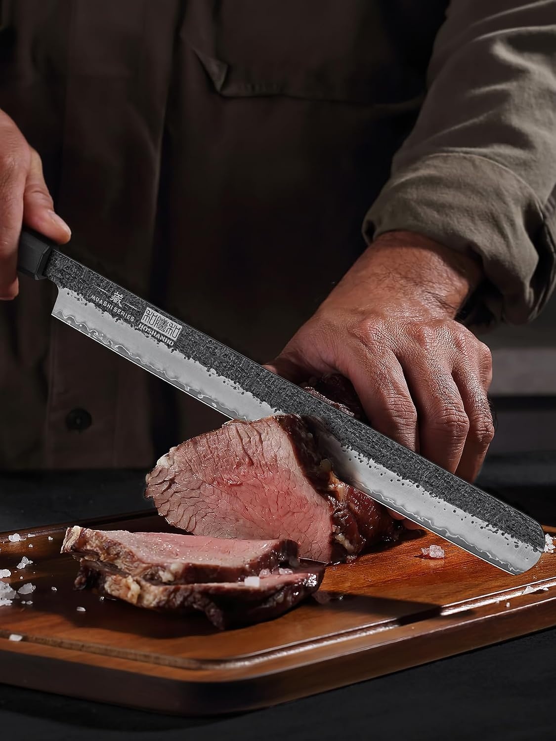 image:imageHOSHANHO 10 Inch Japanese Bread Knife Super Sharp Serrated Bread Knife119