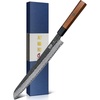 HOSHANHO 10 Inch Japanese Bread Knife, Super Sharp Serrated Bread Knife(10″)